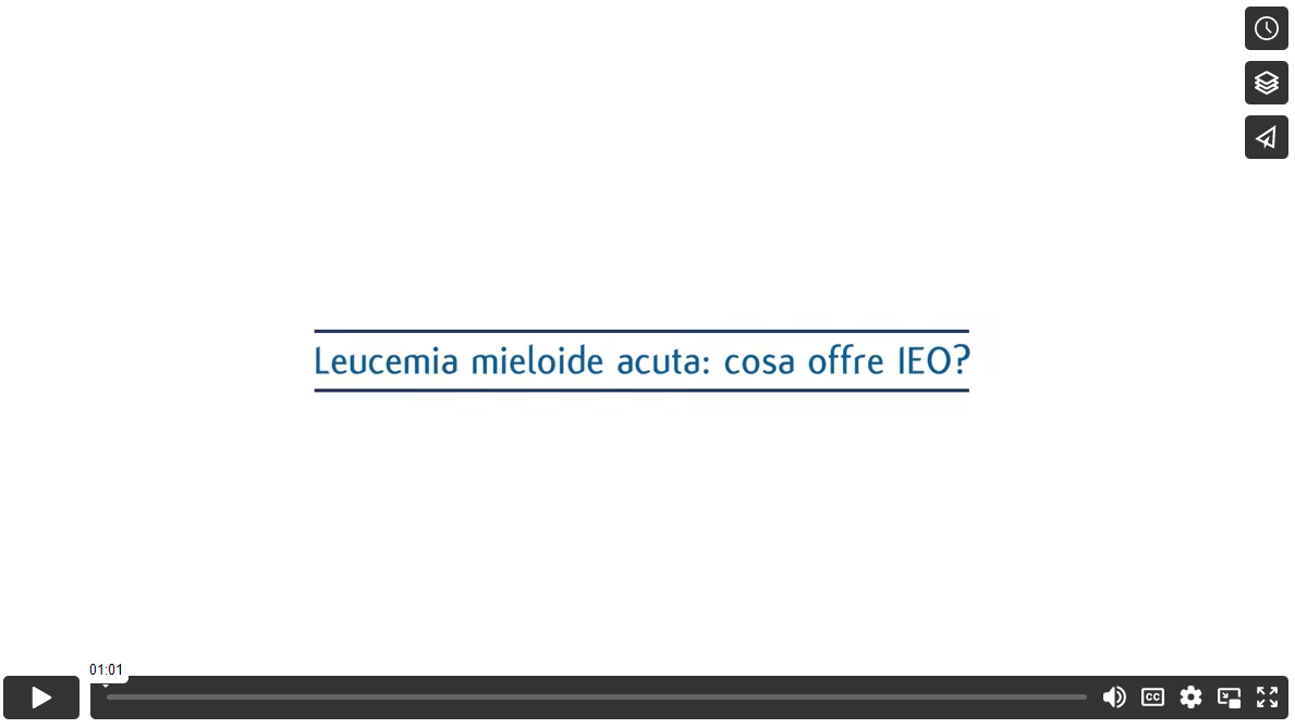 Leucemia mieloide acuta: cosa offre IEO?