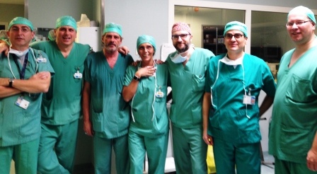 V-Iort, l'equipe che ha eseguito l'intervento